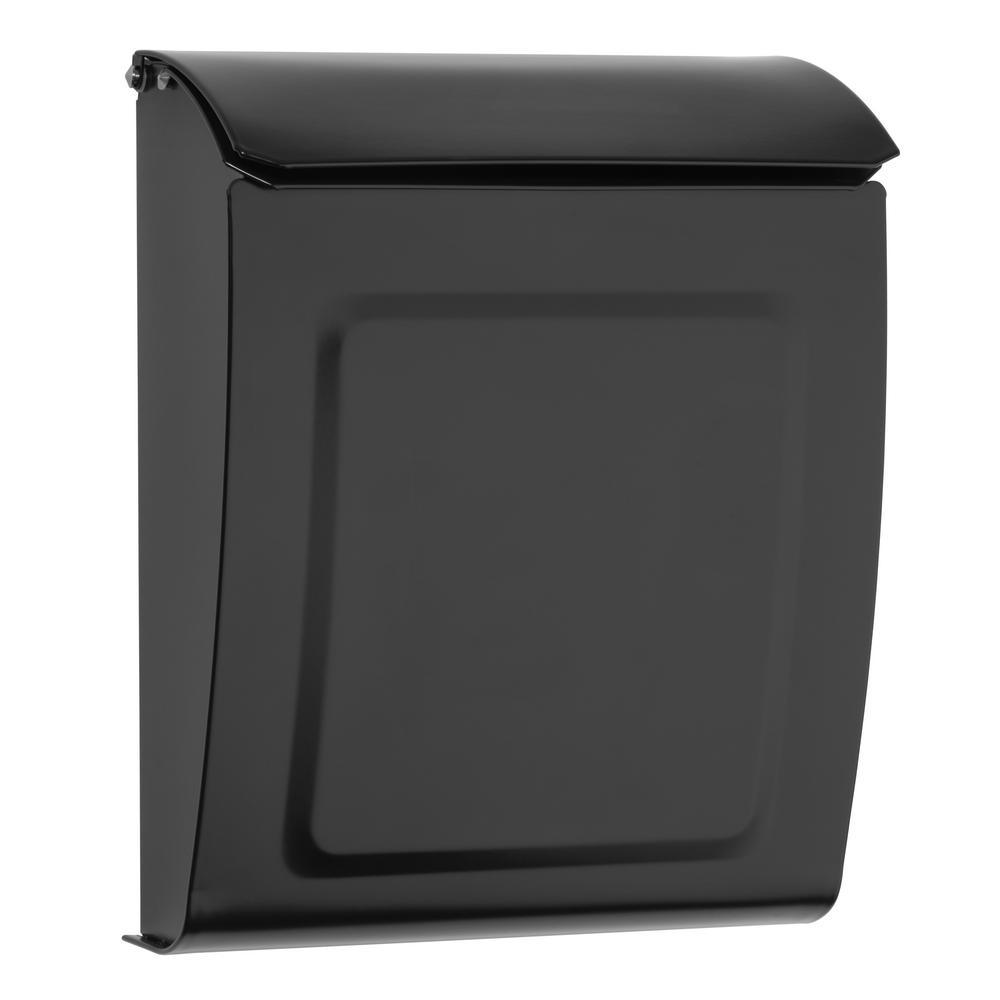 Aspen Locking Wall Mount Mailbox Graphite - Super Arbor