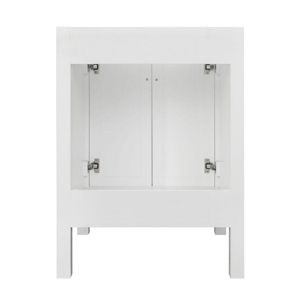 Haven 24 in. W Bath Vanity Cabinet Only in White - Super Arbor