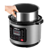 6 Qt. Stainless Steel Electric Pressure Cooker with Stainless Steel Pot