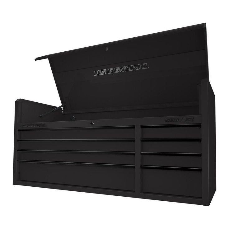 U.S. GENERAL 56 in. x 22 in. Top Chest, Series 3, Black