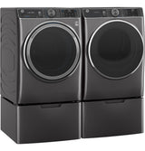 GE UltraFresh Vent System 5-cu ft Stackable Steam Cycle Front-Load Washer (Sapphire Blue) ENERGY STAR