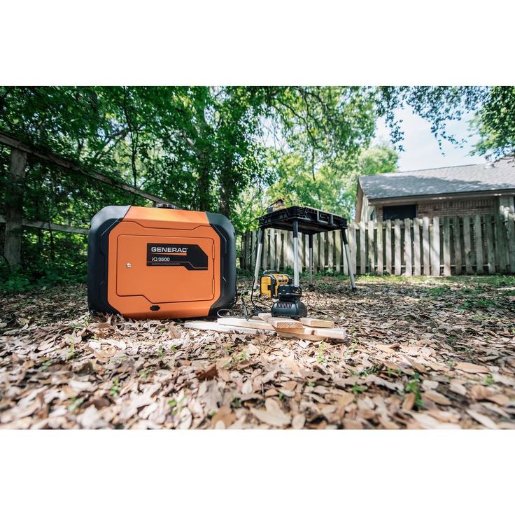 Generac iQ3500 3500-Watt Gasoline Powered Electric Start Portable Inverter Generator with PowerRush Technology 50 State/CSA