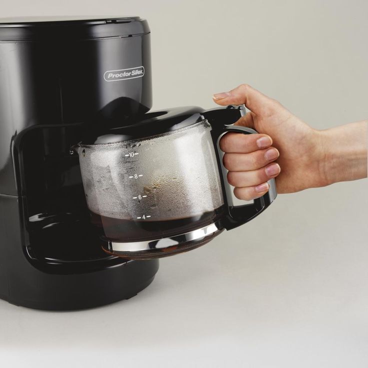 10-Cup Black Coffee Maker