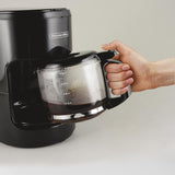 10-Cup Black Coffee Maker