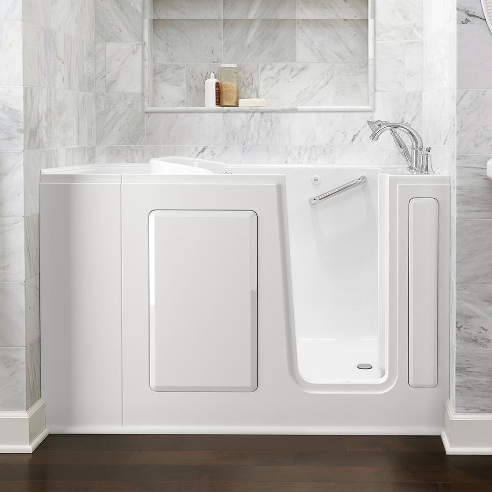 Exclusive Series 48 in. x 28 in. Right Hand Walk-In Whirlpool Tub with Quick Drain in White - Super Arbor