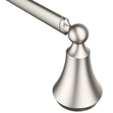 Moen Wynford 24-in Brushed Nickel Wall Mount Single Towel Bar