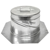 12 in. Galvanized Weather Cap - Super Arbor