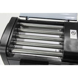 Black Hot Dog Roller and Toaster Oven