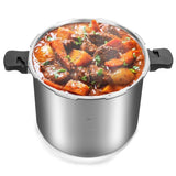 22 qt. Aluminum Pressure Cooker With Built-in Pressure Dial Gauge