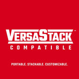 CRAFTSMAN VERSASTACK 30.4-in Black Polypropylene Wheels Lockable Tool Box