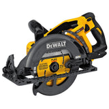 FLEXVOLT 60-Volt MAX Lithium-Ion Cordless Brushless 7-1/4 in. Wormdrive Style Circ Saw w/ Battery 3Ah, Charger and Bag