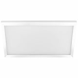 1 ft. x 2 ft. 23-Watt Dimmable White Integrated LED Edge-Lit Flat Panel Flush Mount Light with Color Changing CCT
