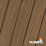 Olympic Maximum 5 gal. Teak Semi-Transparent Exterior Stain and Sealant in One - Super Arbor