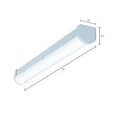 2 ft. Linear White Integrated LED Ceiling Strip Light with 2510 Lumens, 4200K, Dimmable - Super Arbor