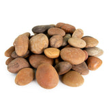 Southwest Boulder & Stone 0.50 cu. ft. 2 in. to 3 in. Mixed Mexican Beach Pebble Smooth Round Rock for Gardens, Landscapes and Ponds - Super Arbor