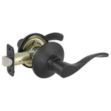 Zacoti Matte Black Hall and Closet Door Lever