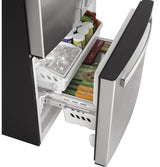GE 18.6 cu. ft. French Door Refrigerator in Fingerprint Resistant Stainless Steel, Counter Depth (33" Wide)