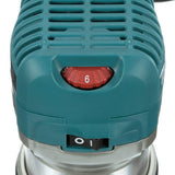 6.5 Amp 1-1/4 HP Corded Fixed Base Variable Speed Compact Router with Quick-Release - Super Arbor