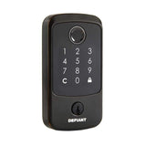Defiant Hubspace Aged Bronze Square Biometric Fingerprint Electronic Touchpad Deadbolt