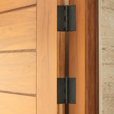 3-1/2 in. Square Corner Matte Black Door Hinge Value Pack (10 per Pack) - Super Arbor