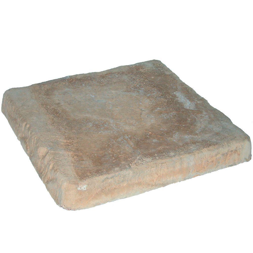 16 in. x 16 in. x 1.75 in. Yukon Square Concrete Step Stone - Super Arbor