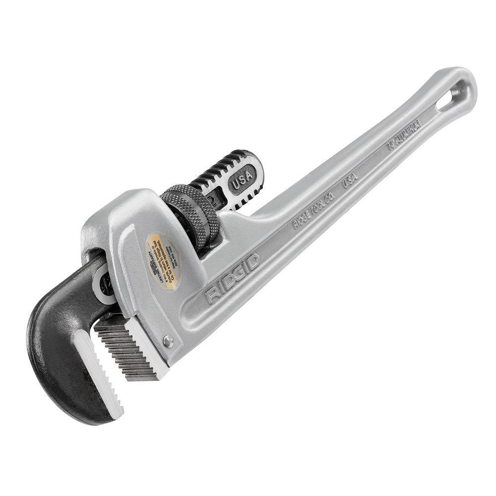 14 in. Model 814 Aluminum Straight Pipe Wrench - Super Arbor