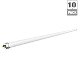 Halco Lighting Technologies 4 ft. 13-Watt T8 Dimmable LED Linear Light Bulb Type A Daylight 5000K (10-Pack)