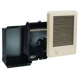 Com-Pak 1,000-Watt 120-Volt Fan-Forced In-Wall Electric Heater in White - Super Arbor