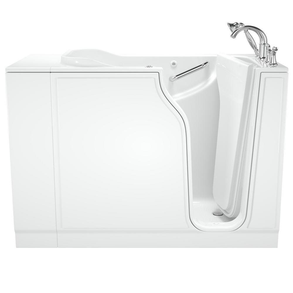 Gelcoat Value Series 52 in. Right Hand Walk-In Whirlpool Bathtub in White - Super Arbor