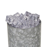 Silver Galvanized Utensil Holder Kitchen Condiment Organizer