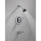 Foundations Single-Handle 1-Spray Tub and Shower Faucet in Chrome (Valve Included) - Super Arbor