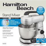 4 Qt. 7-Speed Stainless Steel Stand Mixer with Flat Beater, Dough Hook and Whisk