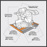 Portacube STR Miter Saw Workstation - Super Arbor