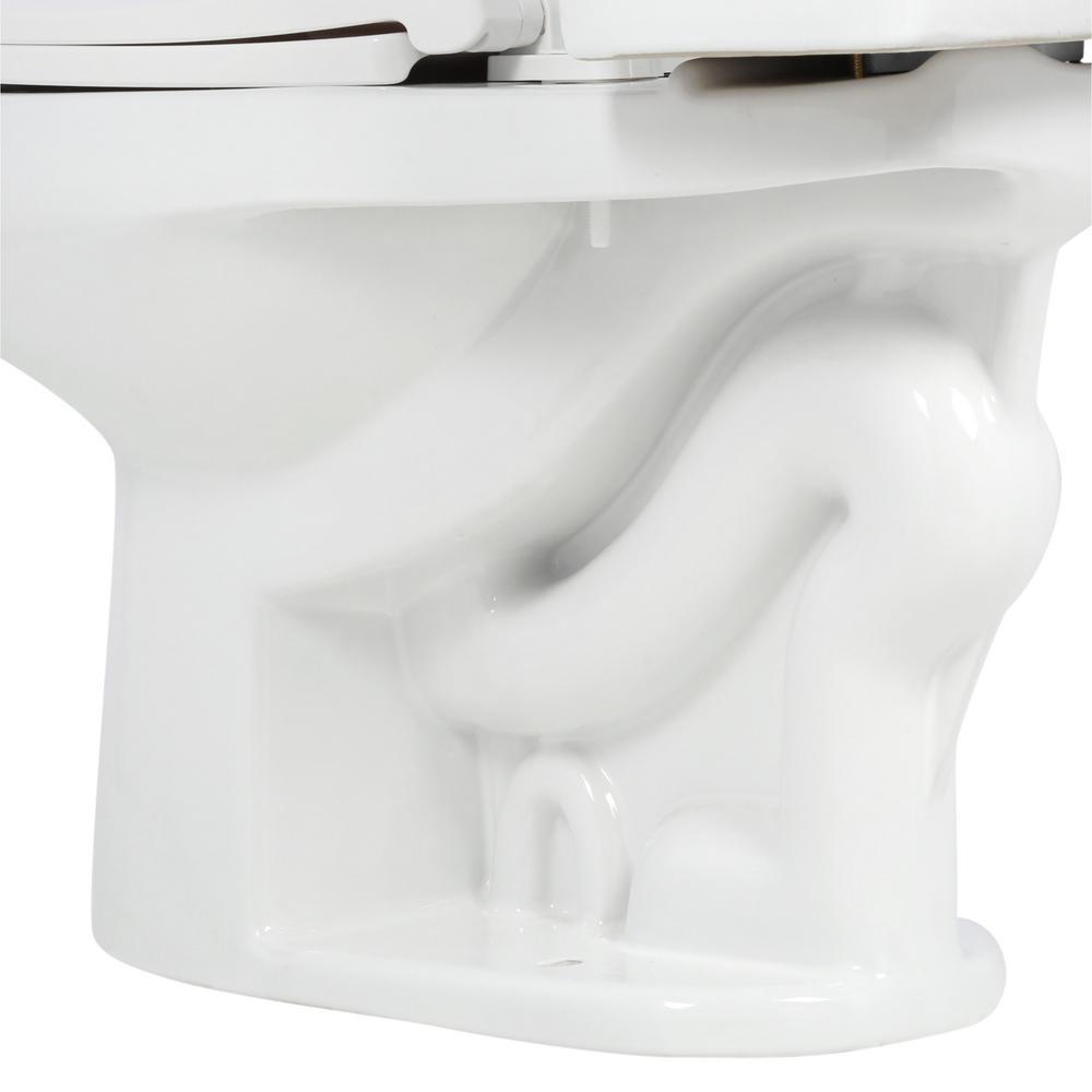 2-pc. 1.28 GPF Single Flush Elongated Toilet with Patented Overflow Protection Technology in White with Seat - Super Arbor