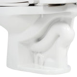2-pc. 1.28 GPF Single Flush Elongated Toilet with Patented Overflow Protection Technology in White with Seat - Super Arbor