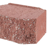 4 in. x 11.75 in. x 6.75 in. River Red Concrete Retaining Wall Block - Super Arbor