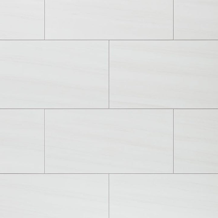 San Giorgio Belucci Bianca Polished Porcelain Tile 12x24