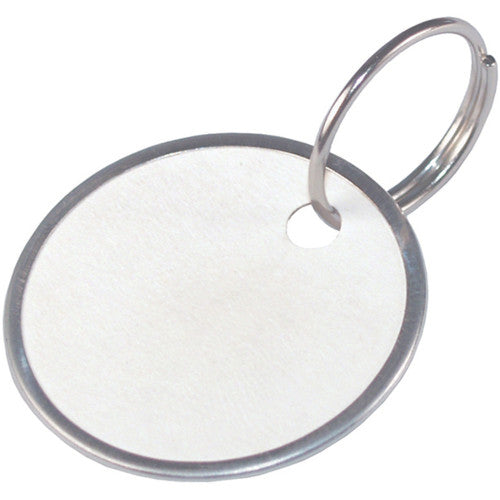 Hillman Steel Silver Retractable Key Chain, 20" Cable