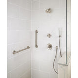 Trinsic 1-Spray 1 in. Single Wall Mount Handheld Shower Head in Stainless - Super Arbor