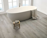 Style Selections (Sample) Slate Oak Waterproof Wood Look Interlocking Luxury Vinyl Plank