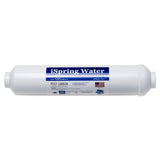 FT15US Premium Universal Inline Activated Post Carbon Replacement Water Filter Cartridge with Quick Connect Fittings