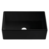 Bradstreet II Farmhouse/Apron-Front Fireclay 30 in. Single Bowl Kitchen Sink in Crisp White - Super Arbor