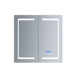Bracciano 36 in. W. x 36 in. H. Recessed or Surface-Mount LED Medicine Cabinet with Defogger