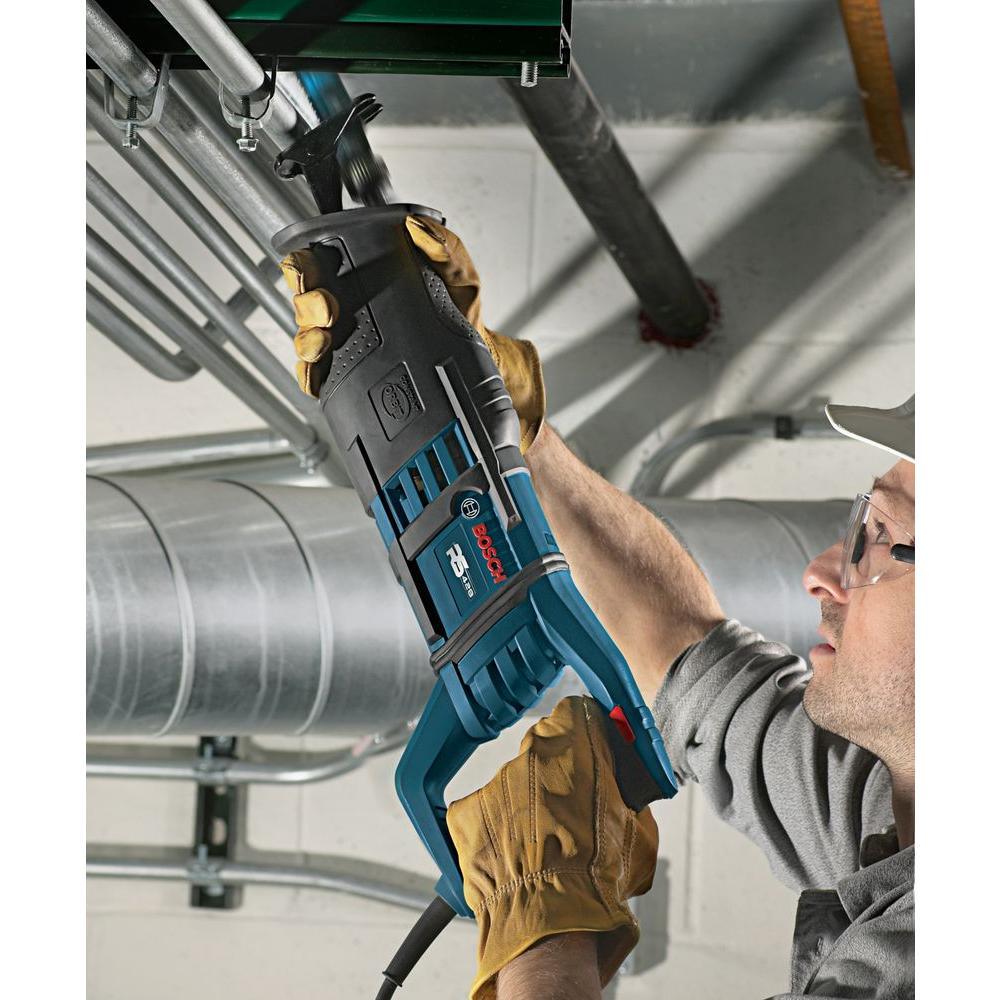 14 Amp Corded 1-1/8 in. Variable Speed Stroke Reciprocating Saw with Carrying Bag and Vibration Control - Super Arbor