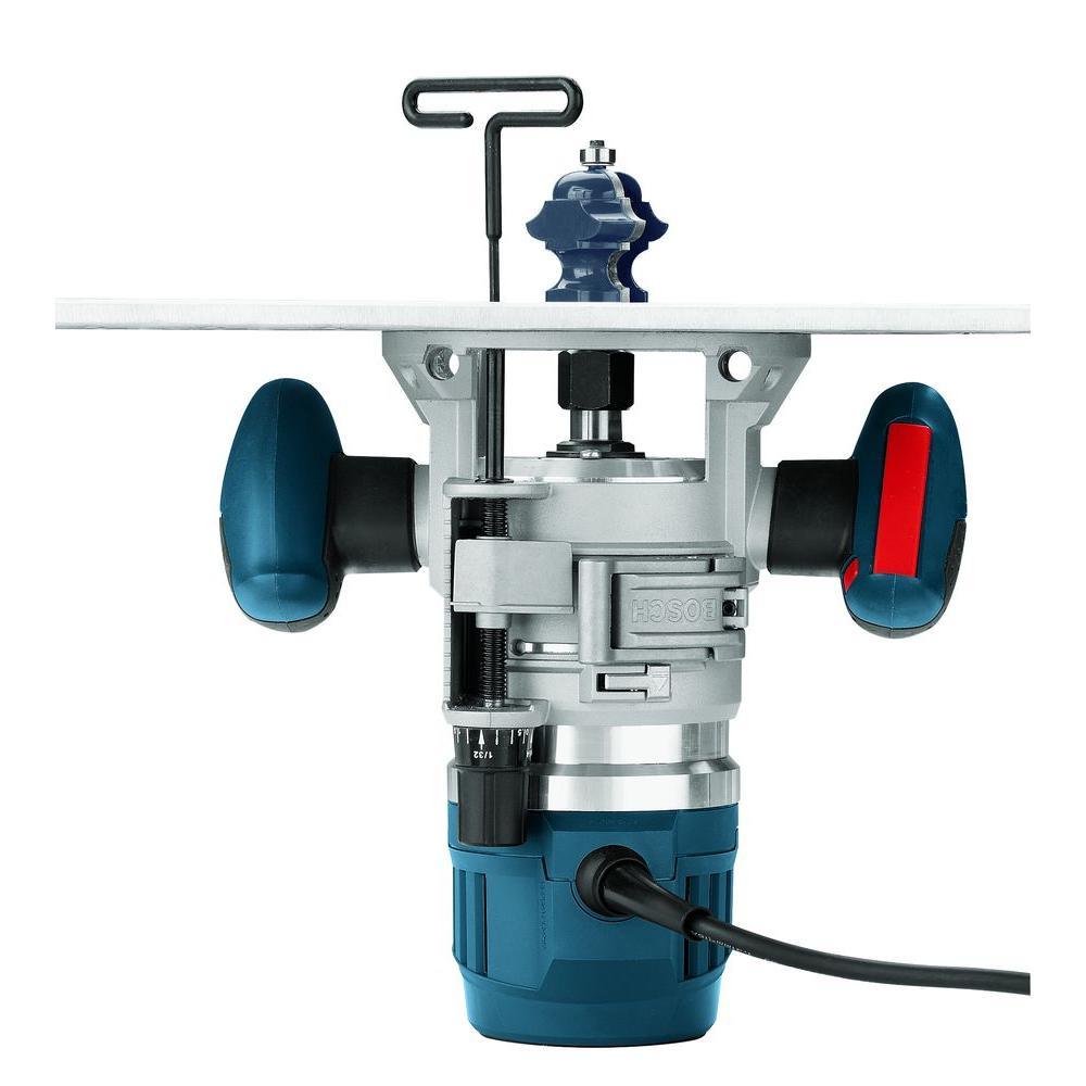 15 Amp 3-1/2 in. 2.3 HP Corded Electric Variable Speed Fixed Base Router Kit with Trigger Control - Super Arbor