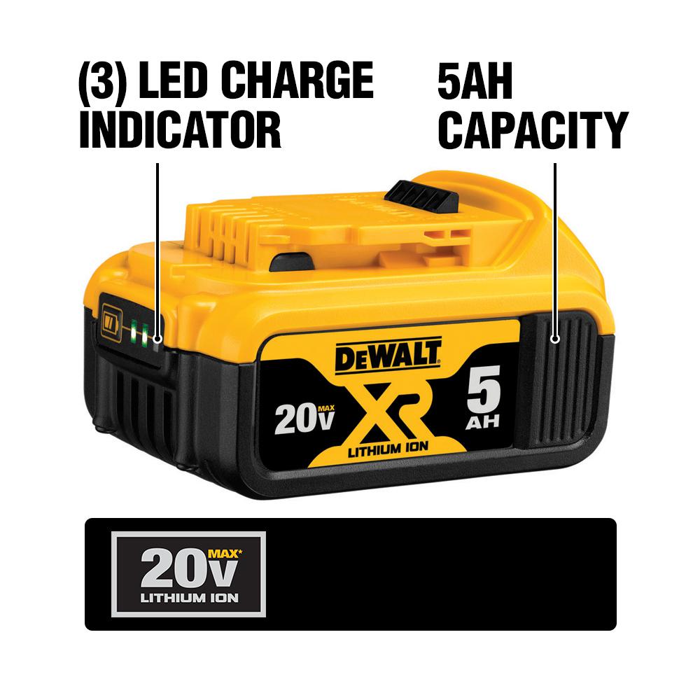 ATOMIC 20-Volt MAX Cordless 4-1/2 in. Circular Saw (Tool-Only) with Bonus 20-Volt MAX Li-Ion Premium Battery Pack 5.0Ah