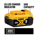 20-Volt MAX XR Li-Ion Brushless Cordless 7-1/4 in. Circular Saw with Brake (Tool-Only) with 20-Volt Li-Ion Battery 5 Ah - Super Arbor