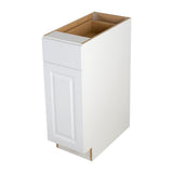 Benton Assembled 12x34.5x24.5 in. Base Cabinet with Soft Close Full Extension Drawer in White - Super Arbor
