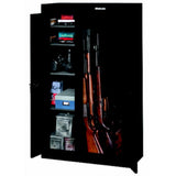 10-Gun Black Double Door Security Cabinet - Super Arbor
