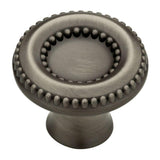 Taryn 1-3/8 in. (35 mm) Satin Nickel Round Cabinet Knob - Super Arbor
